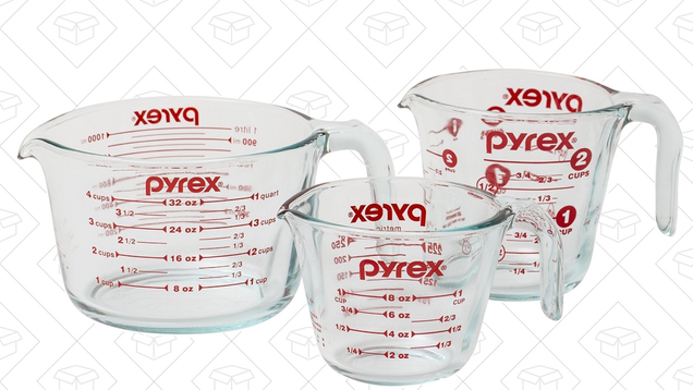 Pyrex 3-Piece Glass Measuring Cups | $12 | Amazon